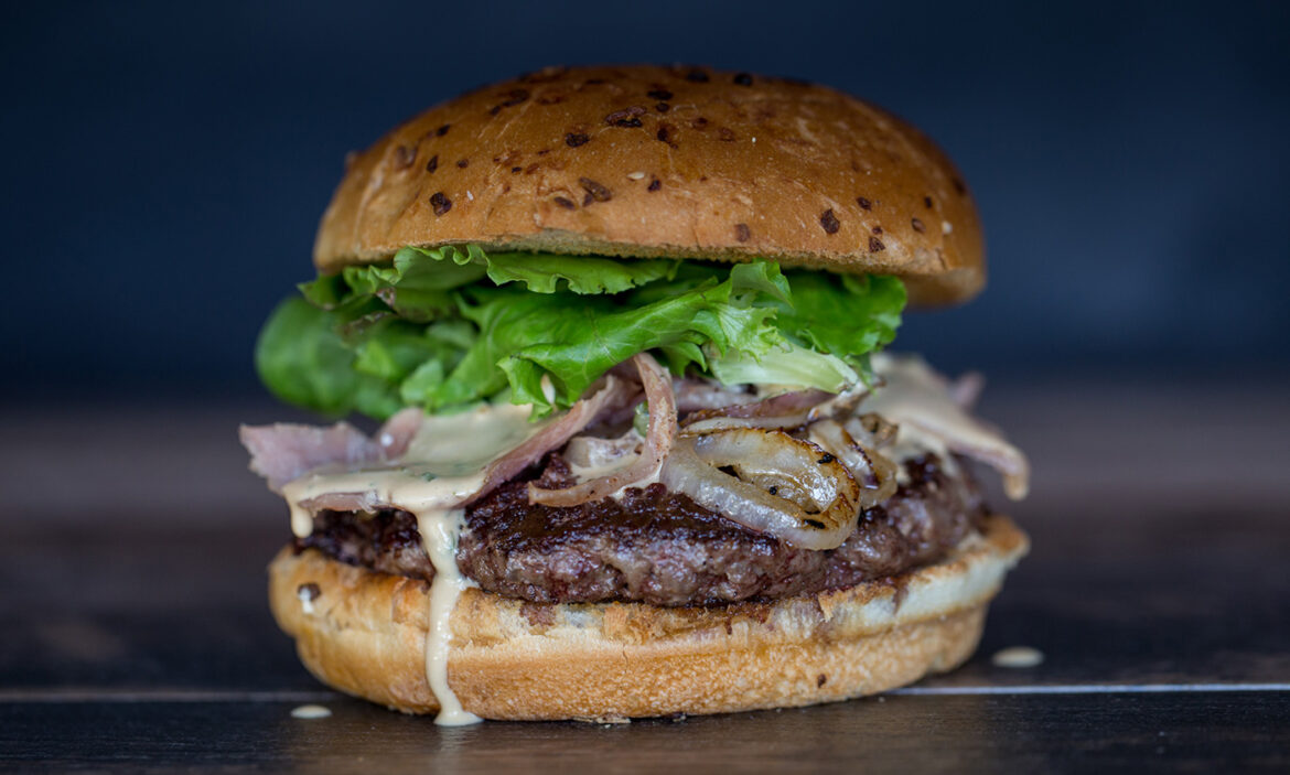 mouth watering burger at cbs bistro kings beach north tahoe